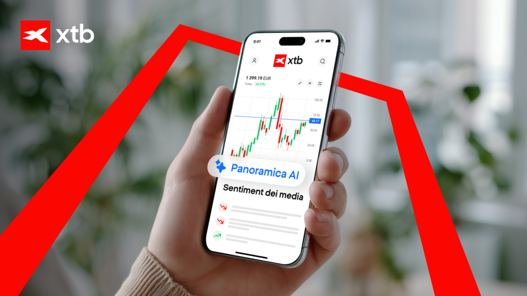 Capire i mercati con l’aiuto dell’AI: XTB lancia l’analisi del sentiment dei media sui titoli quotati